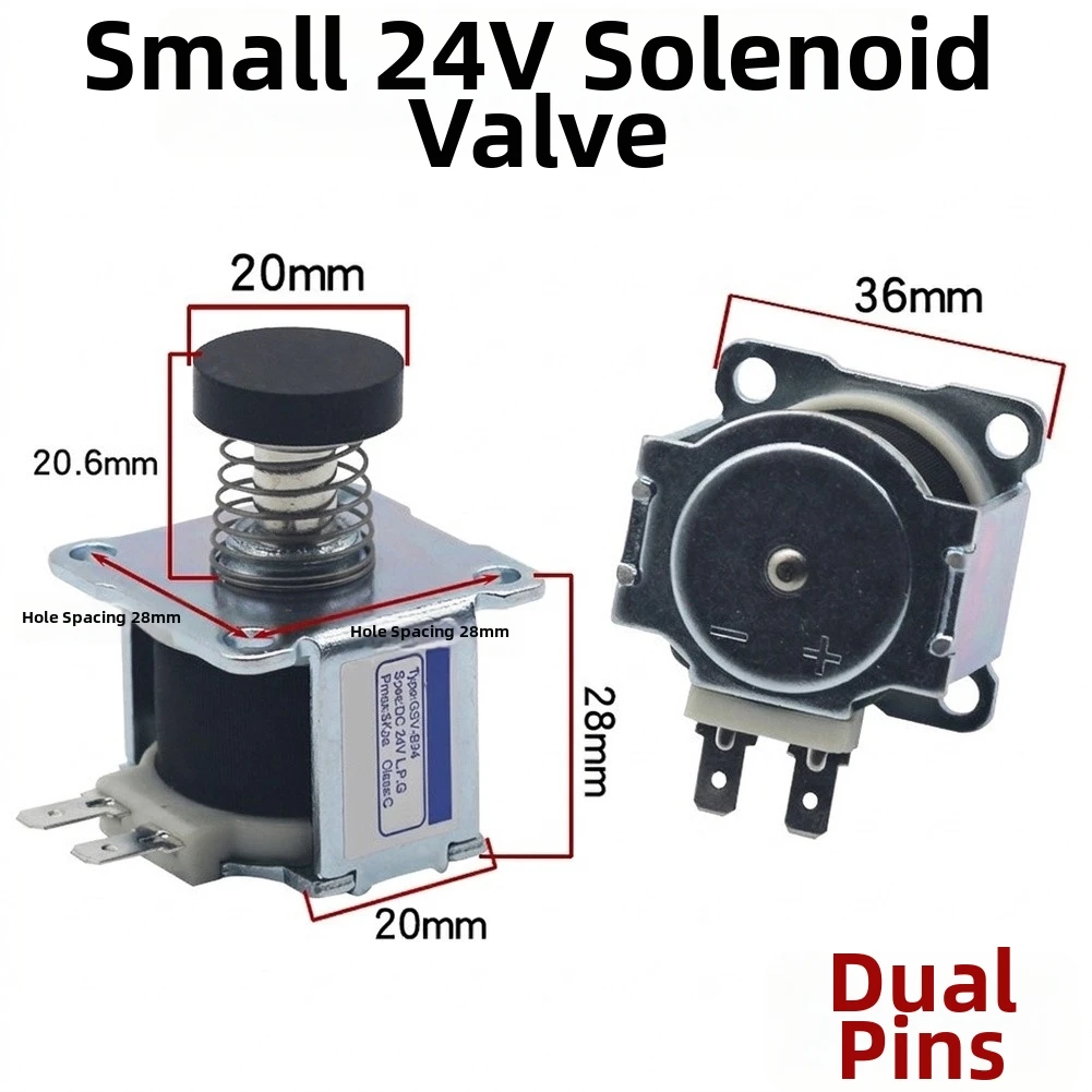 Gas Wall-Hung Boiler Solenoid Valve Supporting DC24V and AC220V with Pure Copper Coil for Accurate Water Flow Control