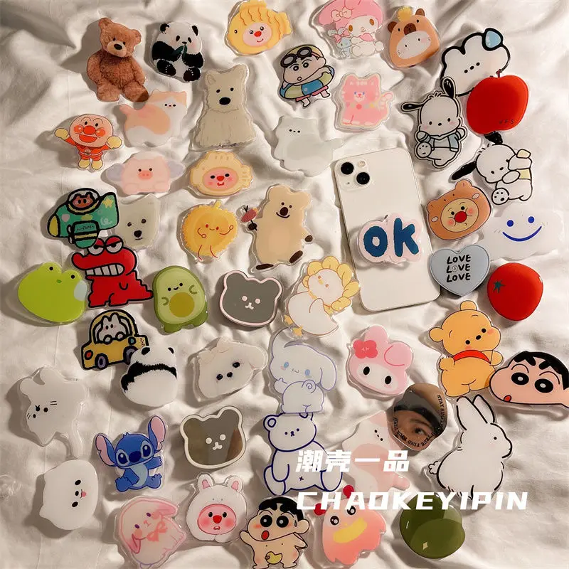 

Симпатичный зеркальный цветок тюльпана складной держатель для рукоятки Карманный держатель для IPones кольцо на палец Выдвижная подставка