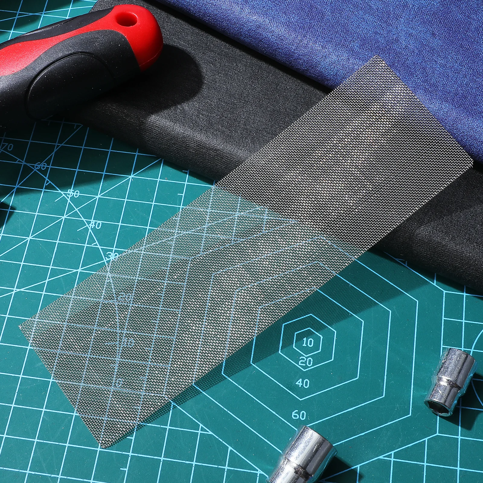 

5pcs Bumper Kit Stainless Steel Welding For Car Plastic Restoration Diy Vehicle Repair Tool Bumper Repair Welding Mesh Stainless