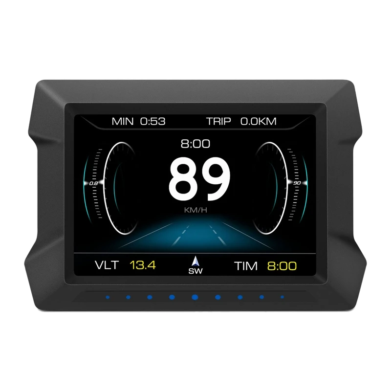 

P22 Car HUD OBD2 GPS Head Up Display Speedometer Slope Tilt Meter With Overspeed Low Voltage Alarm For Cars