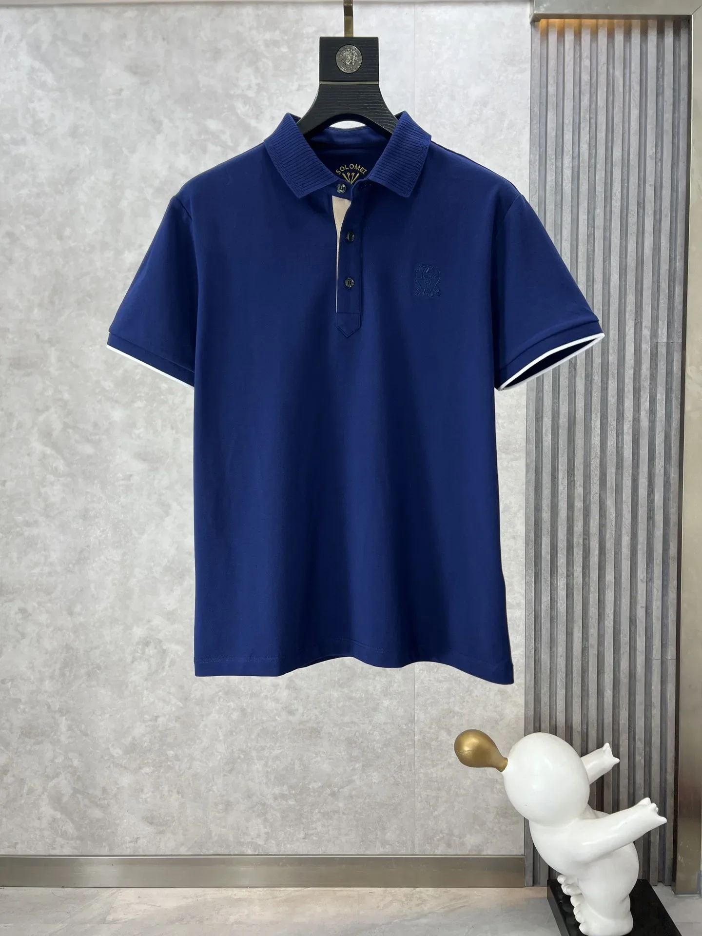 

BILLIONAIRE SIJITONGDA Business Casual Men's Short-sleeved Polo Shirt Is Made Of Cotton And Is Super Comfortable To Wear!