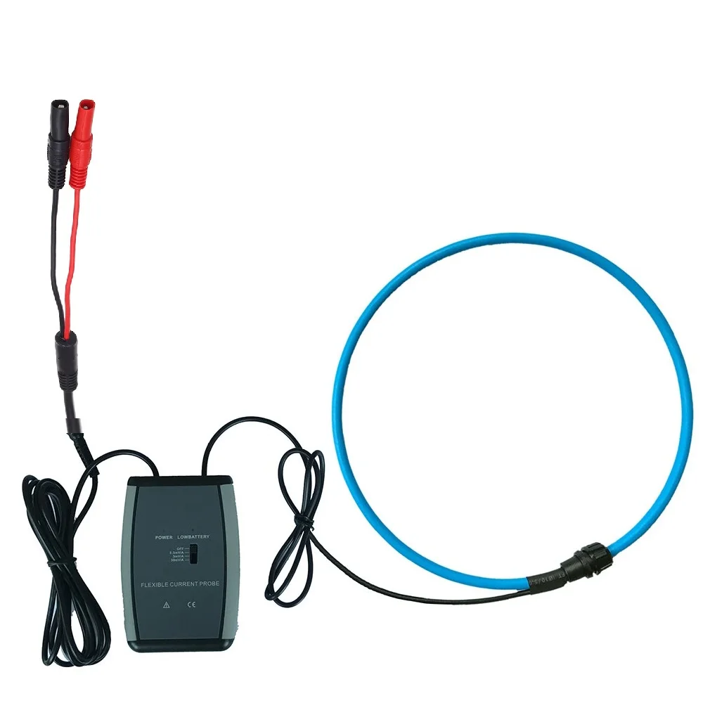 Imagem -06 - Flexível Rogowski Bobina Atual Sensor Integrador ac Atual Transdutor 0a10ka Diferencial Atual-tempo Fr100rd Fr200rd Fr300rd