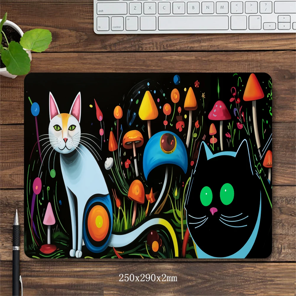 Tappetino per mouse Xxl Tappetino per mouse gatti Kawaii Tappetino per mouse Tappetino per desktop Accessori per laptop Tappetino per scrivania Tappetino per computer da tavolo Articoli per ufficio