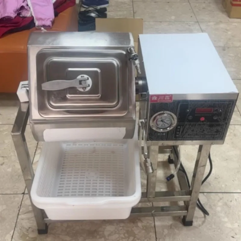 Mesin Pengaduk Bumbu Otomatis untuk Daging Kambing dan Ayam, Penggiling dan Penguleni Daging yang Di-Vakum