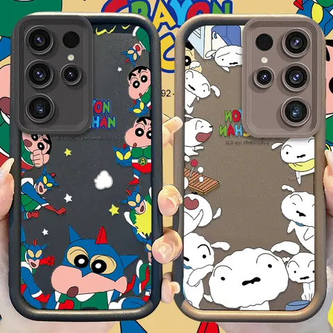 C-crayon s-shinchan fall für samsung galaxy s24 s23 s22 s21 ultra plus s20 fe a54 a53 a52 a52s a51 a50 a50s a34 a33 a32 5g abdeckung