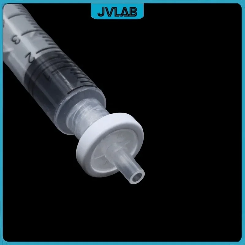 Hydrophobic PTFE Syringe Filter Ruhr Lock Diameter 13mm 0.22 0.45 0.8 1 1.2 3 5 10 Micron Needle Filtration Needle Filter 10/PK