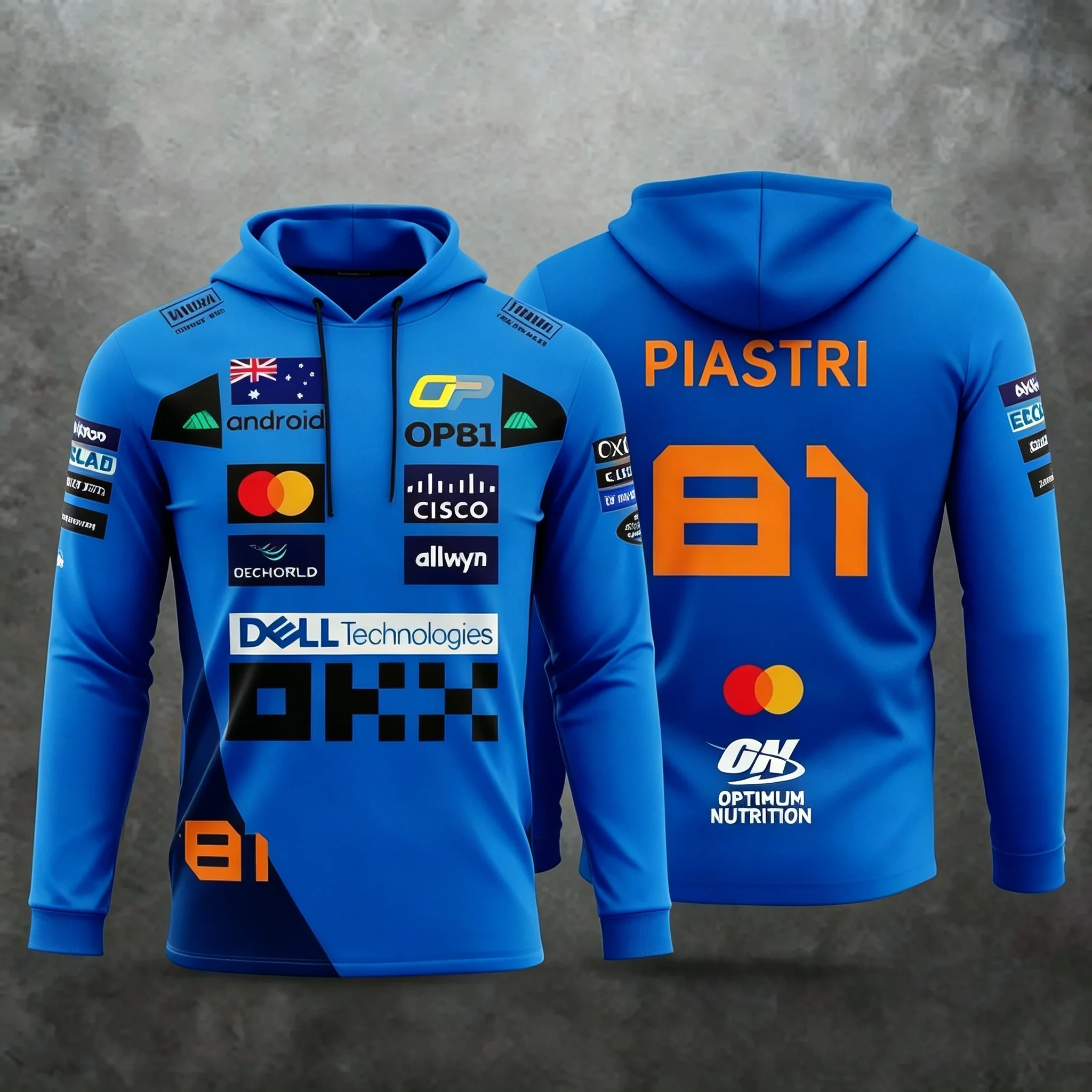 

Hoodie Sports Casual Long-sleeve Pullover Racing Fan Apparel