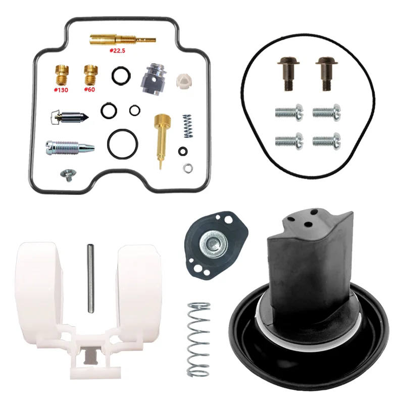 SUZUKI QUADSPORT 400Z LTZ 400 Kit de réparation de carburateur LT-Z400 LTZ400 pièces de flotteur à membrane 2003-2008