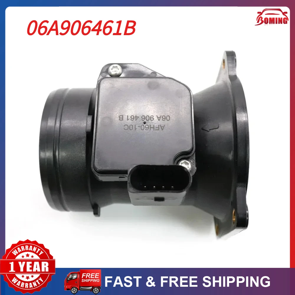 Mass Air Flow Meters Sensor For Audi A3 A4 Q5 Bora Golf New Beetle Passat Polo Transporter Skoda Seat 1.6 1.8 06A906461B