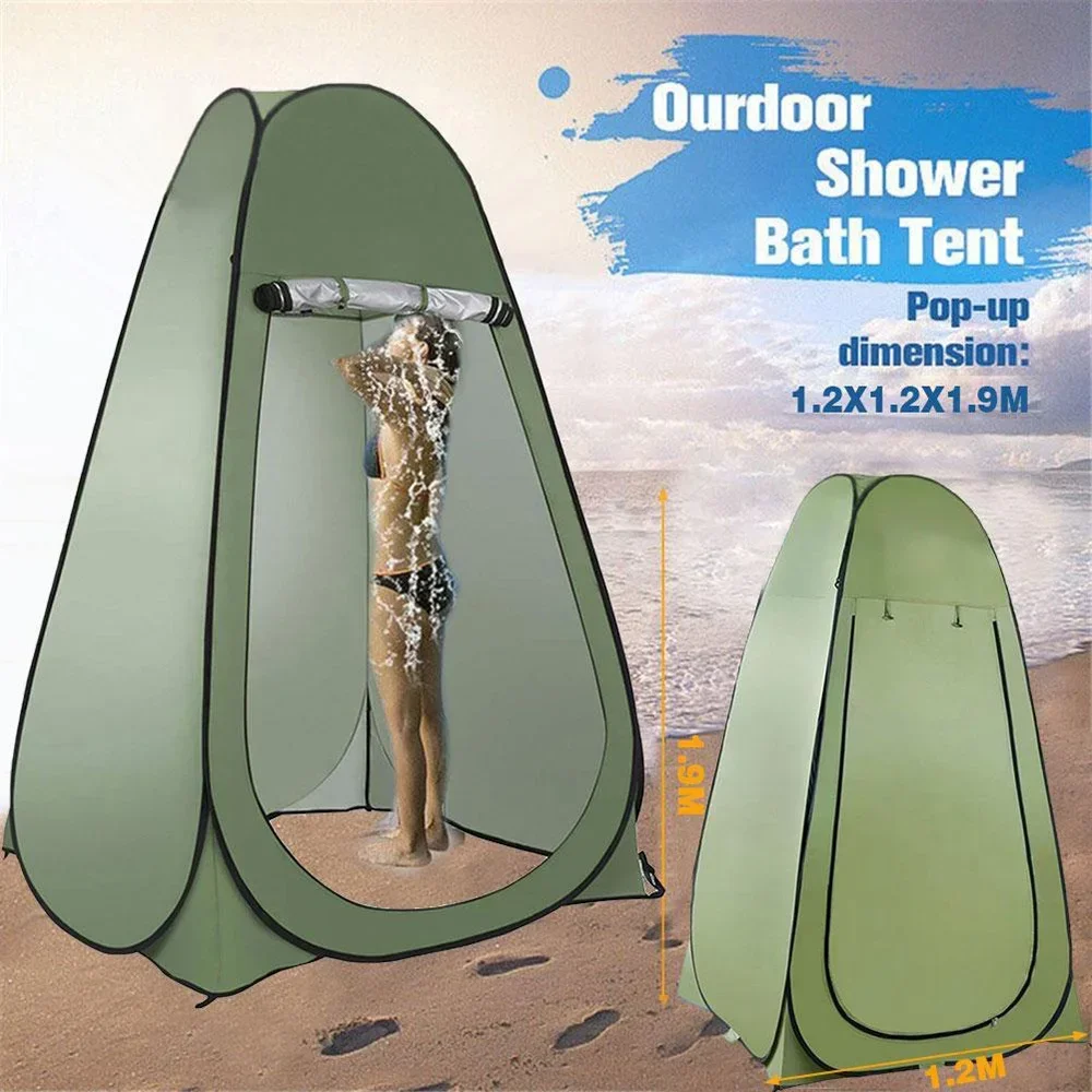 Ultralight Changing Tents Portable Outdoor Camping Beach Instant Shower Tent Pop Up Privacy Shelter Toilet with Window Bath Tent