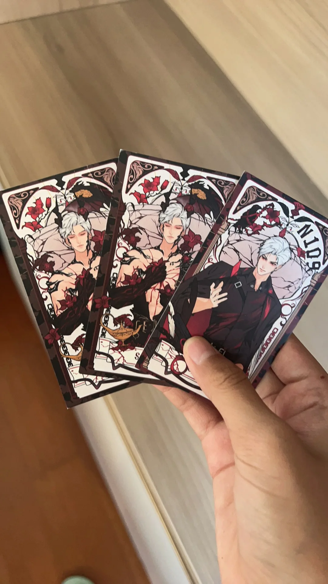 2Pcs/Pack 2025 Kawaii Game Love and Deepspace Merch Fans Collection Character Cards Sylus QinChe Valentine's Day Gift