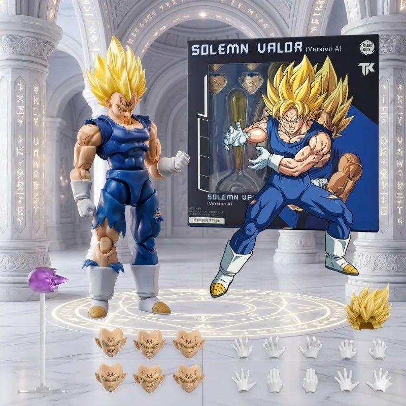 

In Stock Black Hole TKCustom Dragon Ball Z Vegeta Figure Dragon Ball SHF Majin Vegeta Anime Action Figure Model Kid Toys Gifts