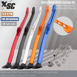 Motorcycle Parking Side Stand Kickstand With Spring Kit For KTM EXC EXCF XCW XCF-W XC XCF 125 150 250 300 350 450 2023 2024