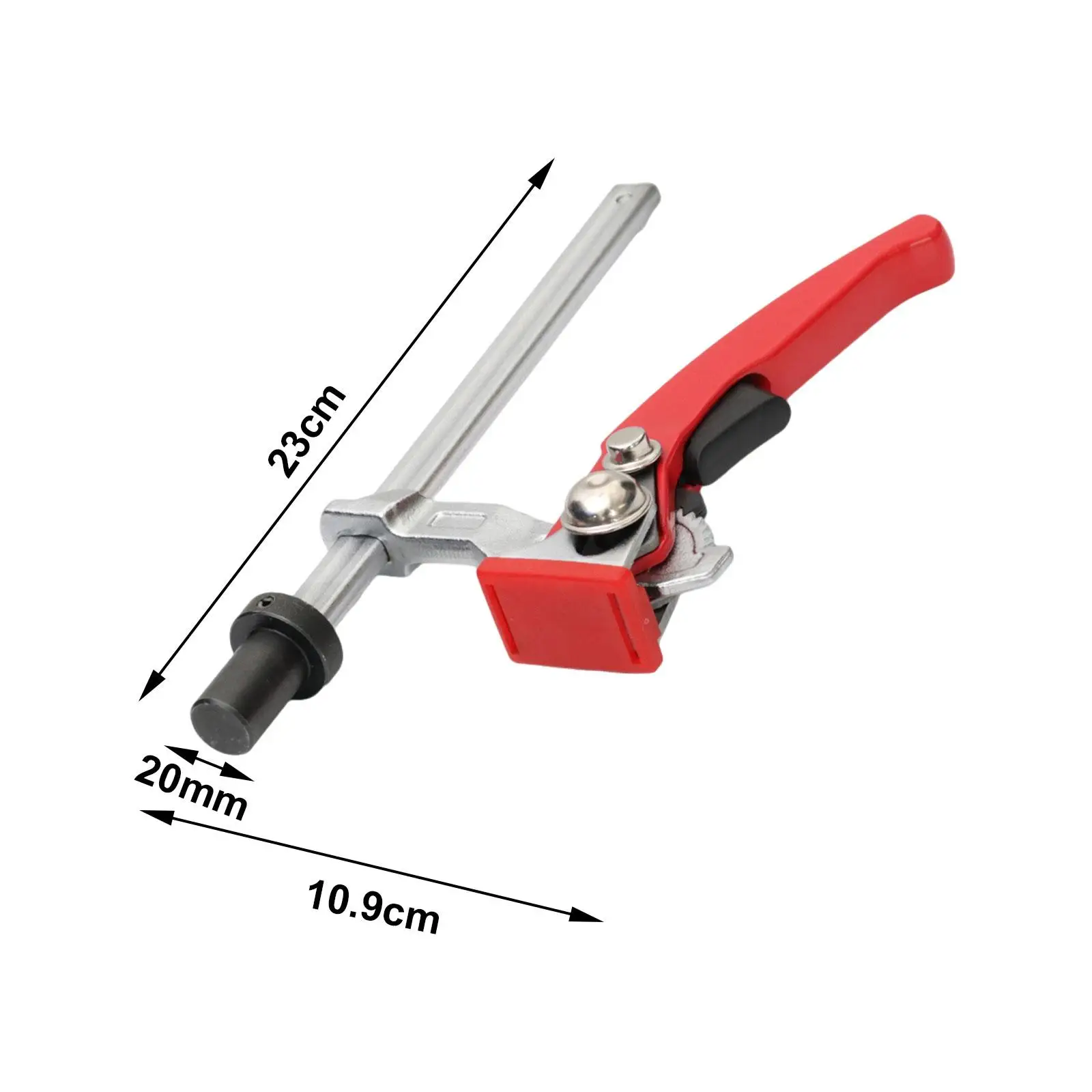 

Woodworking Table , Bench Dog Hole Clamp, Adjustable Ratchet Press for Milling Wood Carving, Quick Fasten Clip