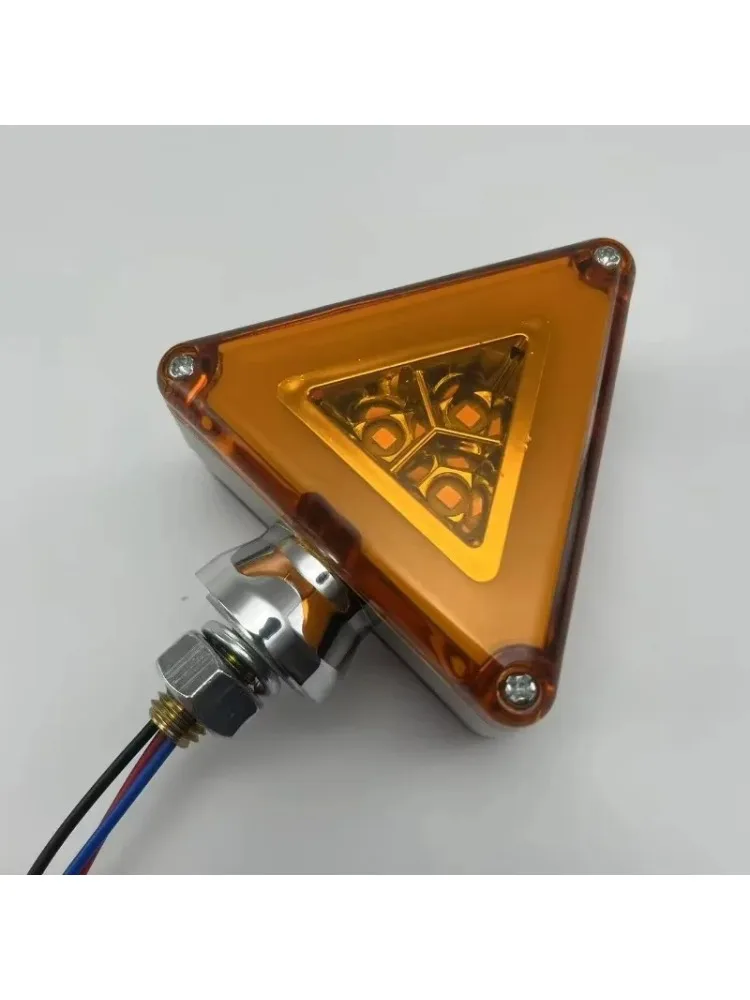 Lampu Sein LED Merah Amber 3 inci Tria Fine untuk Lampu Penanda Samping Lampu Rem Belakang Lampu Peringatan Truk Trailer Karavan