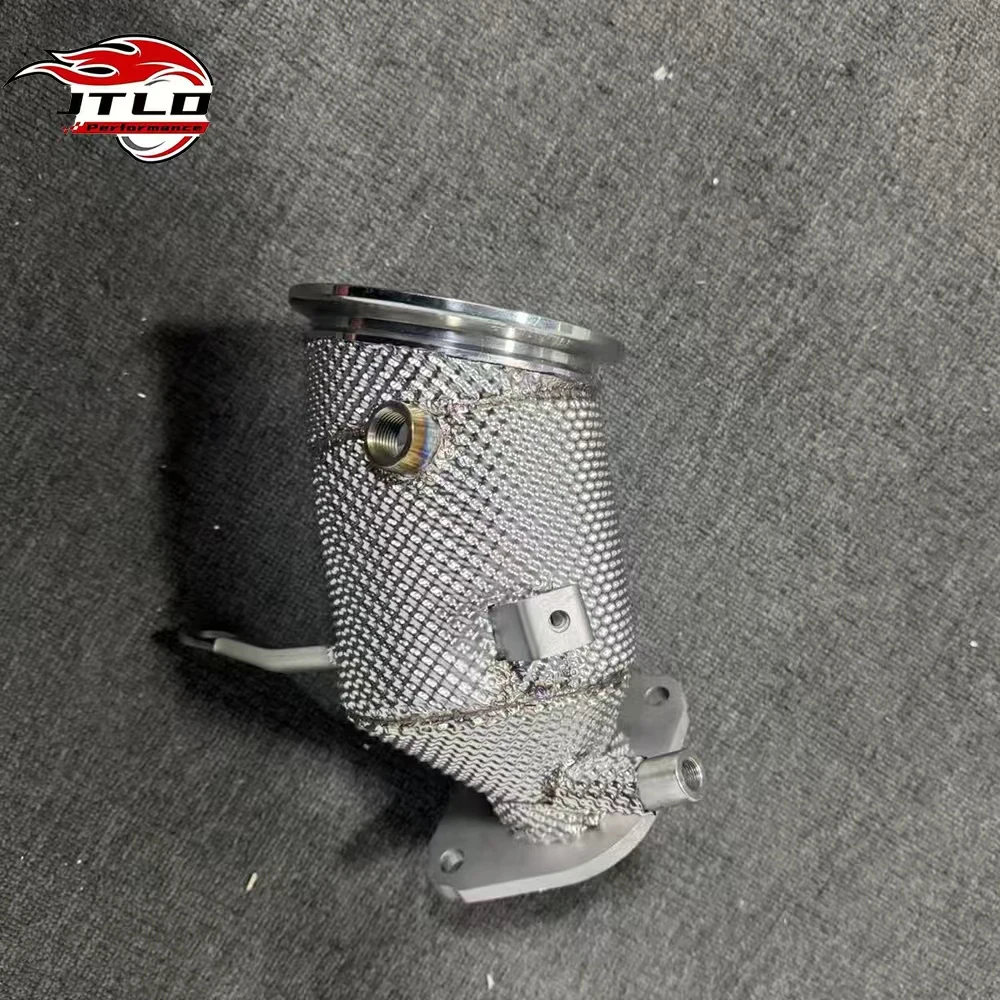 Heat Shield Coated Exhaust Header Downpipe For Toyota GR Yaris 1.6 Turbo 3 Cylinder G16E-GTS Engine Performance Upgrade
