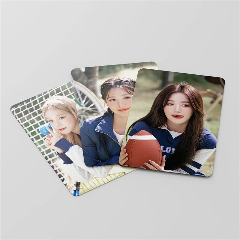 Tarjeta LOMO de felicitación de la temporada 2024, álbum KPOP GIDLE, Minnie SHUHUA YUQI MIYEON SOOJIN (G), regalo de I-DLE, tarjeta postal de fotos, 55 unids/set