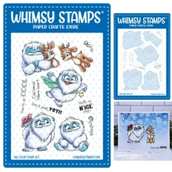 NEW Panda Christmas Outline Die Set Metal Cut dies and Stamps for DIY Scrapbooking Photo Album Embossing Decorative Paper Cards