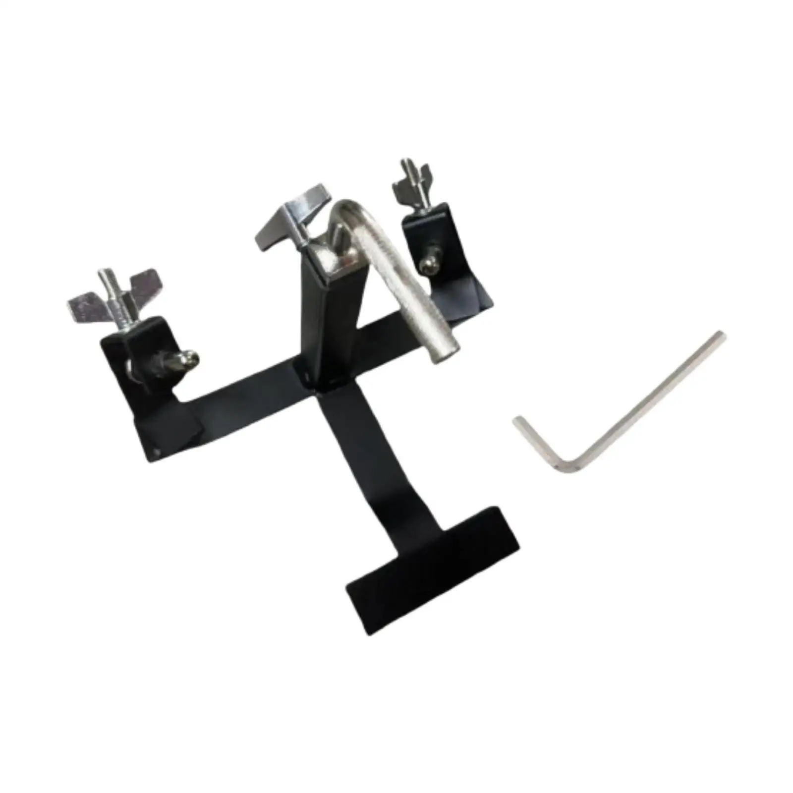 

Pedal Cowbell Bracket Stable Musical Instrument Accessory Adjustable Accessories Cowbell Pedal Mount Holder for Drum Kit Concert