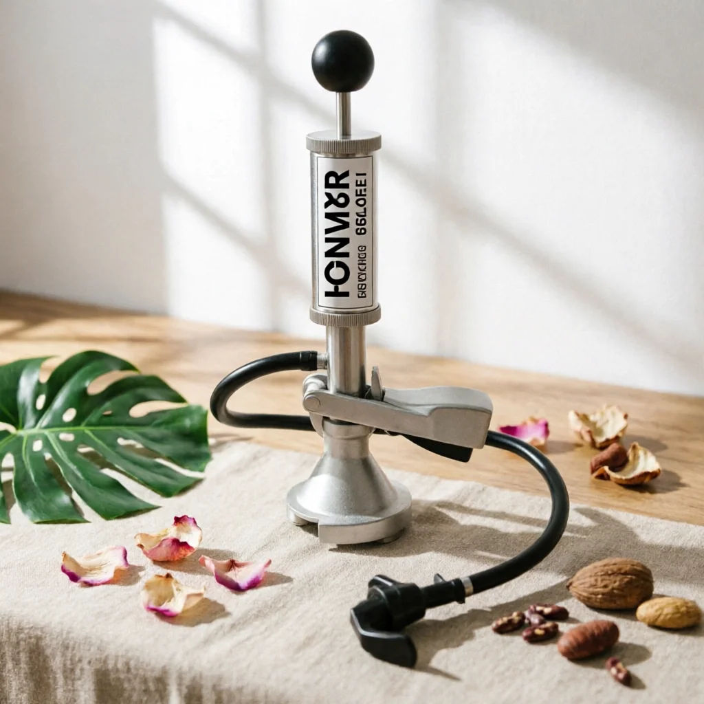 beer-pressure-pump-flexible-hose-manual-beer-pump-portable-compact