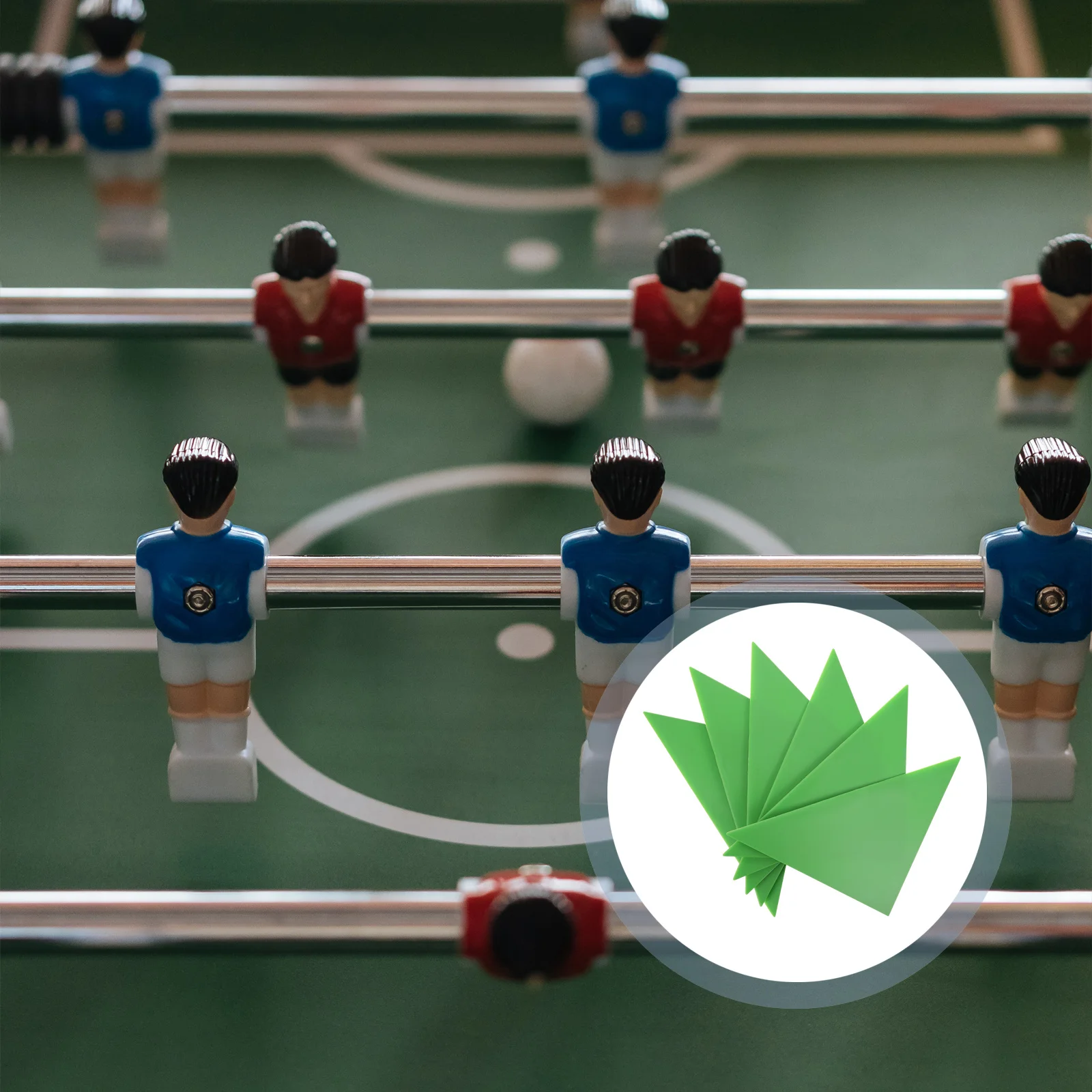 6 個サッカーテーブルアクセサリーグリーントライアングルコーナープロテクターフーズボールテーブルエッジ用プラスチックカバークッション