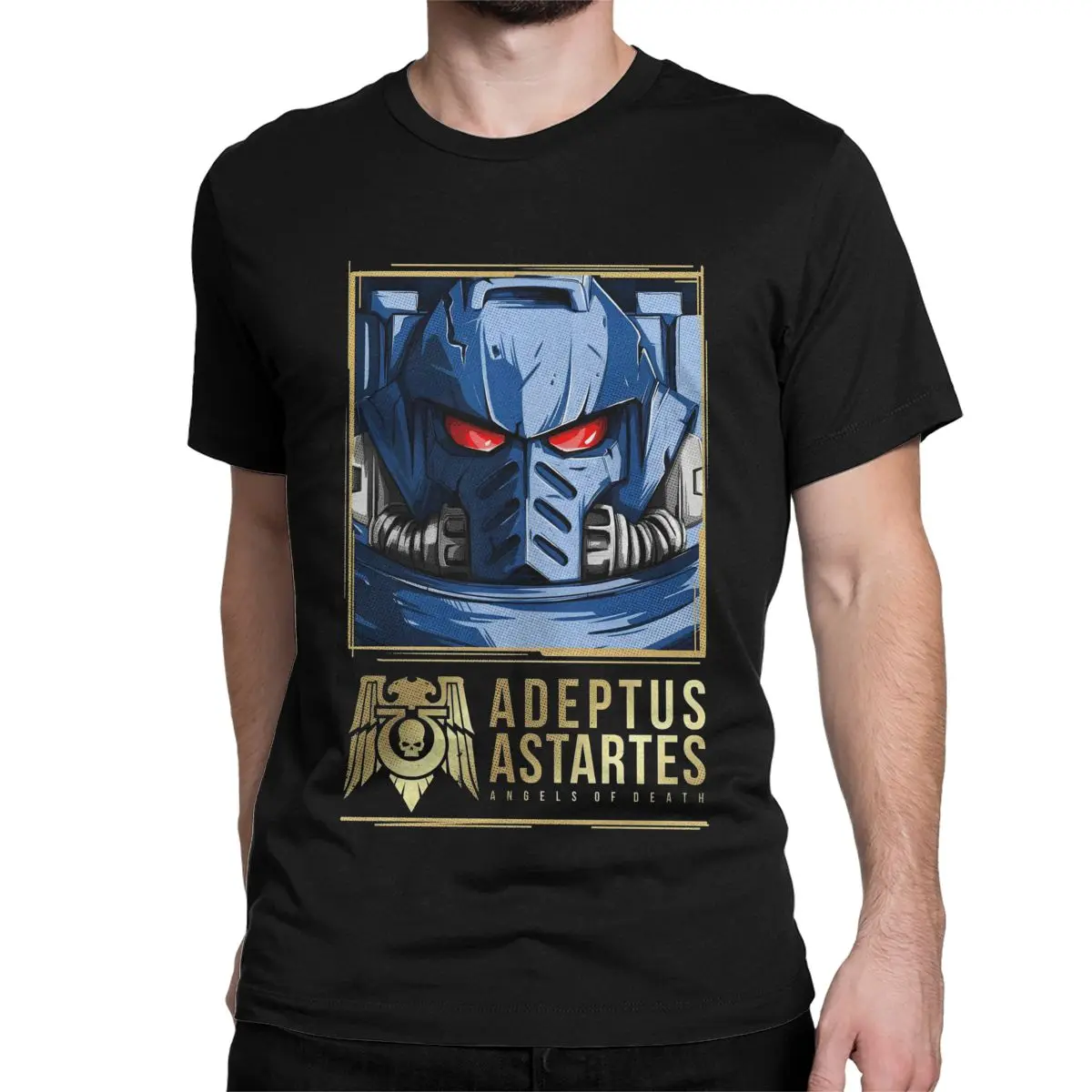 Awesome Adeptus Astartes T-Shirt Men Women's O Neck Pure Cotton T Shirts W-Warhammer 40k Short Sleeve Tee Shirt 6XL Tops