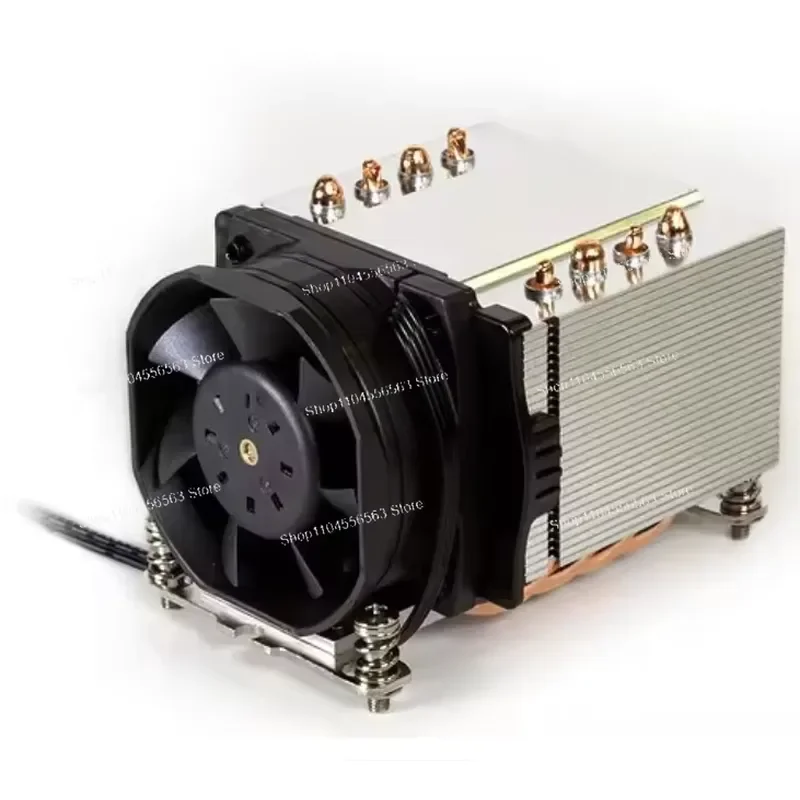 High-Performance AM4 AM5 2U Server CPU Heatsink & Fan 155W A24 A47 Cooling Solution
