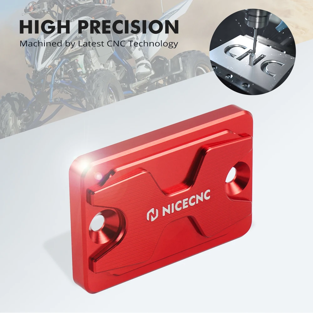 NiceCNC Raptor 700 ATV Front Brake Reservoir Fluid Cover Cap For Yamaha Raptor 700 YFZ450R For Honda TRX450R OEM B16-F5852-00-00