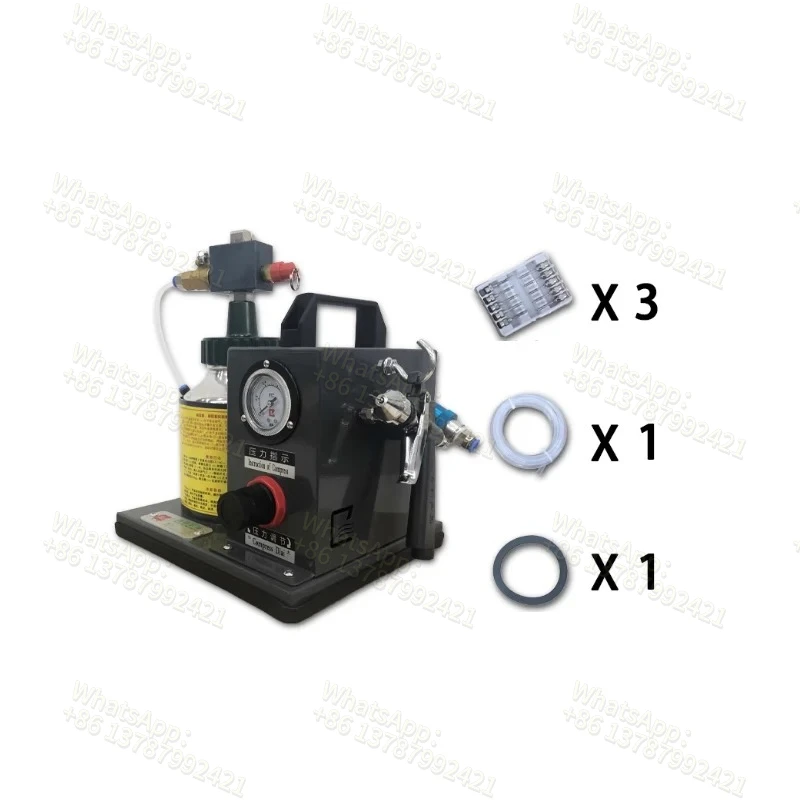 Pneumatic Glue Brush Machine  Coating  Yellow  White Latex Paint Sole Manual   Tool