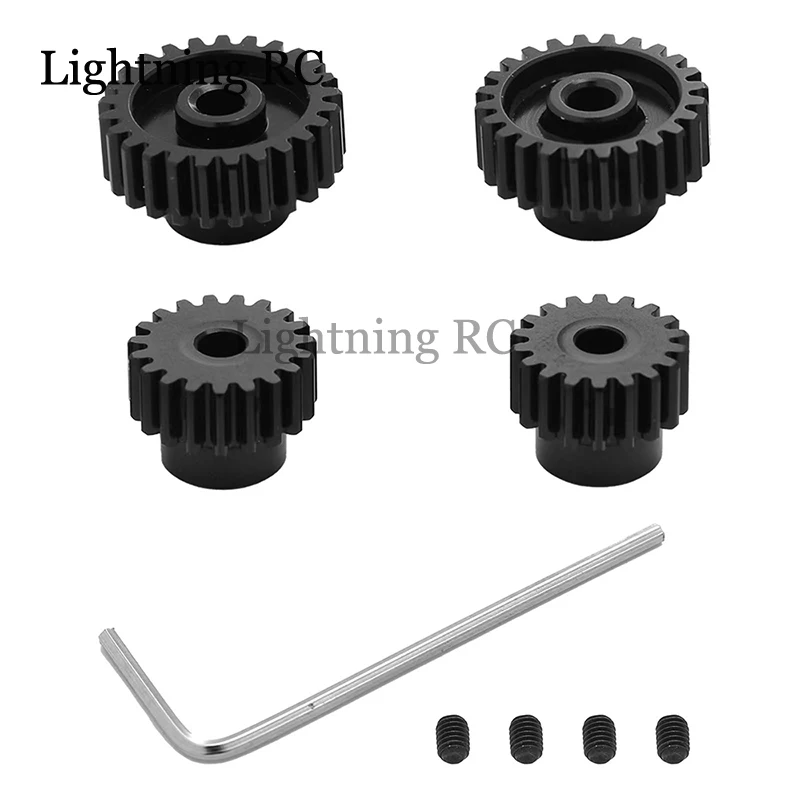 

1Set Metal Pinion 18T 19T 23T 24T Motor Gear Combo Set for Tamiya TT01 TT02 TB02 TA05 1/10 RC Car Parts Accessories