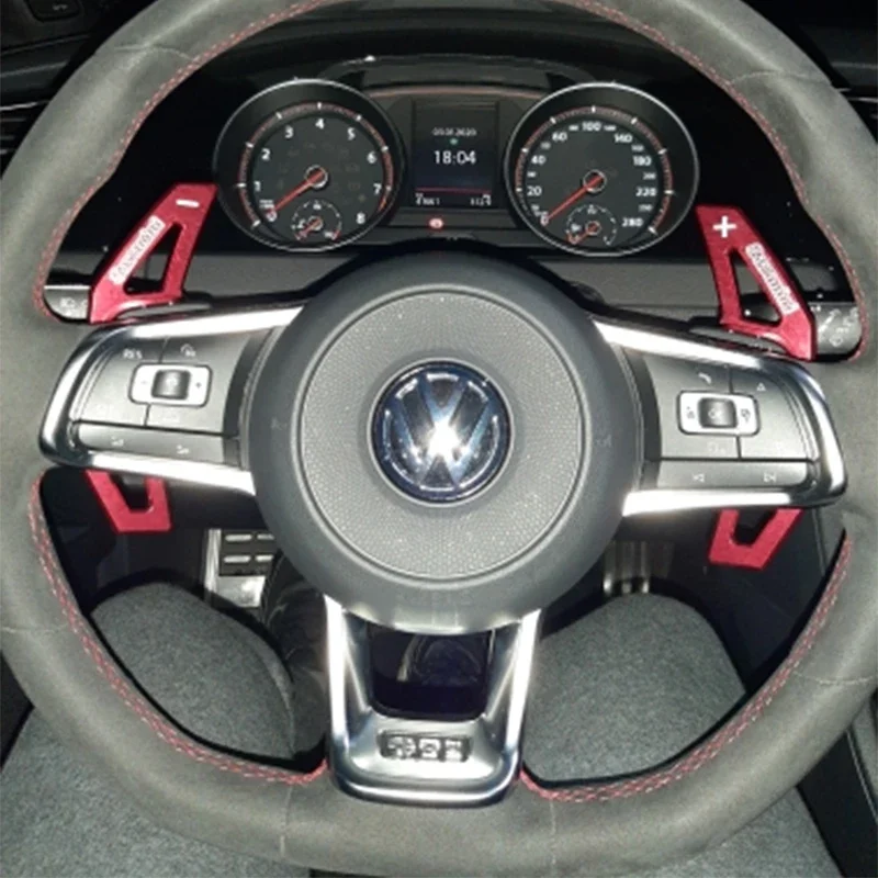 LS AUTO Car Aluminum Steering Wheel Shift Paddle Extension For VW Golf 7 R GTI Scirocco Sagitar GLI MK7 Lamando GTS Car-styling