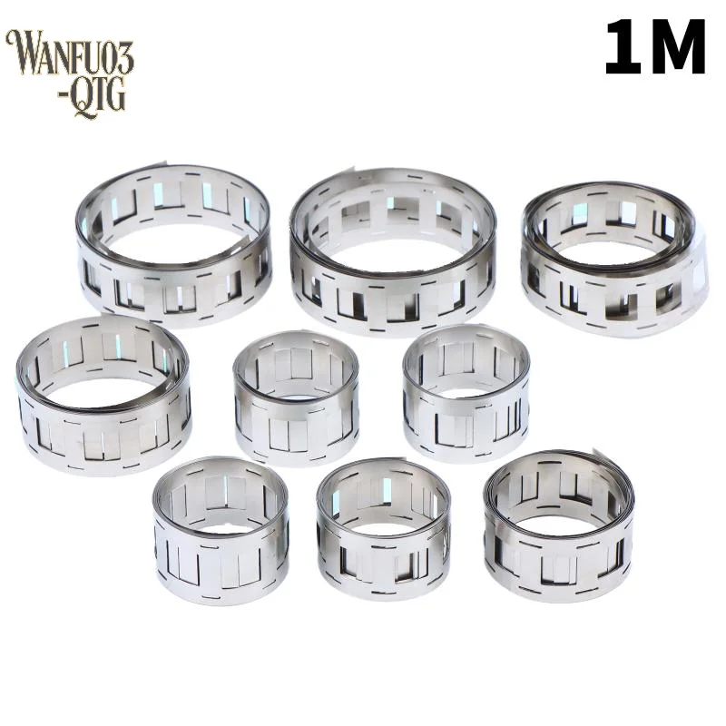 Hot 1 Roll Lithium Battery Nickel Strips 1Meter 0.15*20.2mm 2P Nickel Plated Steel Strip For 18650 Battery Pack Spot Welding