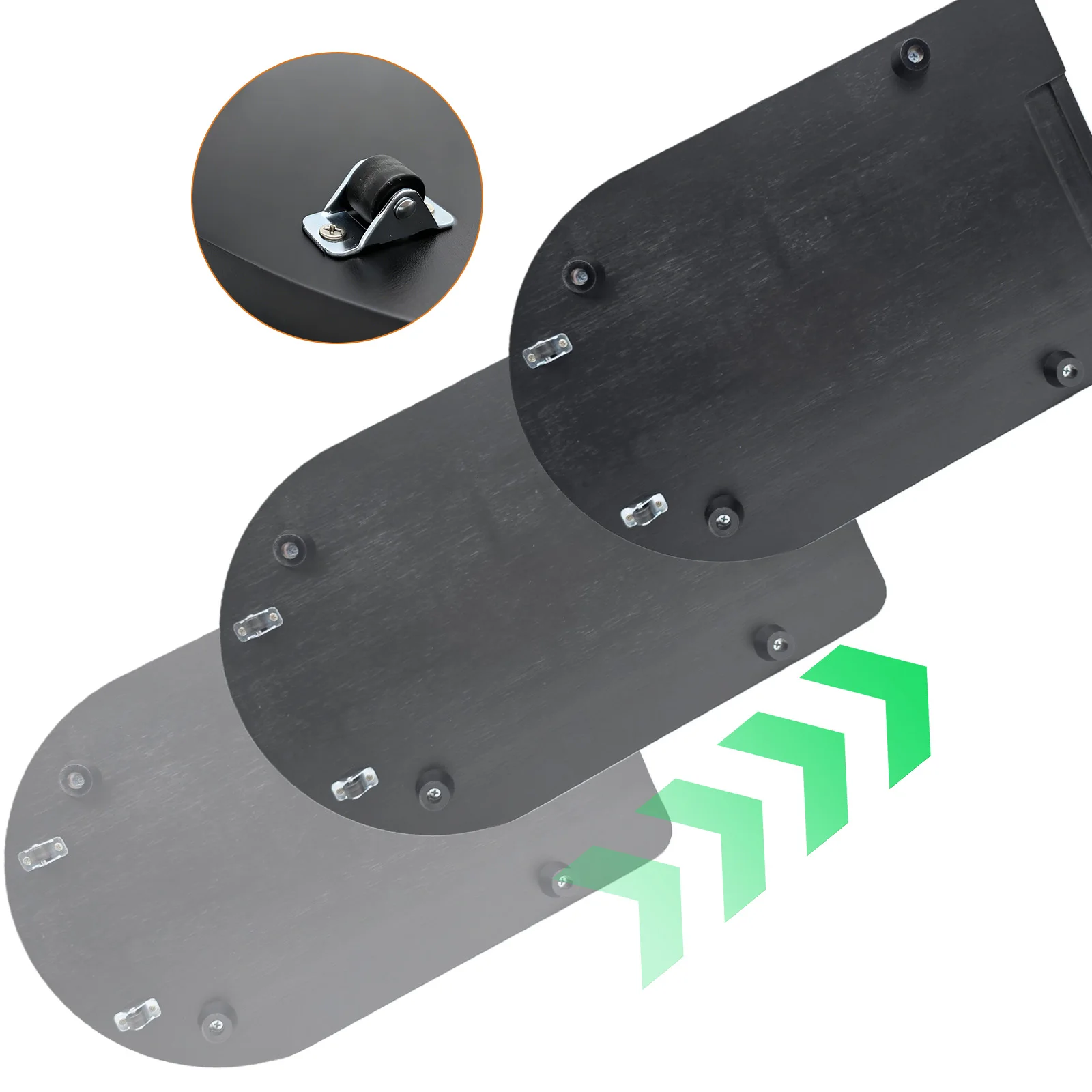 Thermomix TM7 Sliding Board with Wheels:Easy-Move Base Glider with Finger Grip Notch&Stable Rubber Base,Protects TM7&Countertops image 6