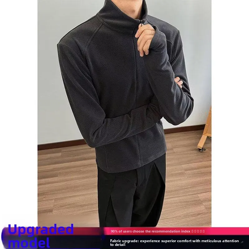 Sporty Zipper Fitness Suit Short Running Jacket Slimming Outerwear Yoga Clothes Pilates Top Standard Fit Running Jacket