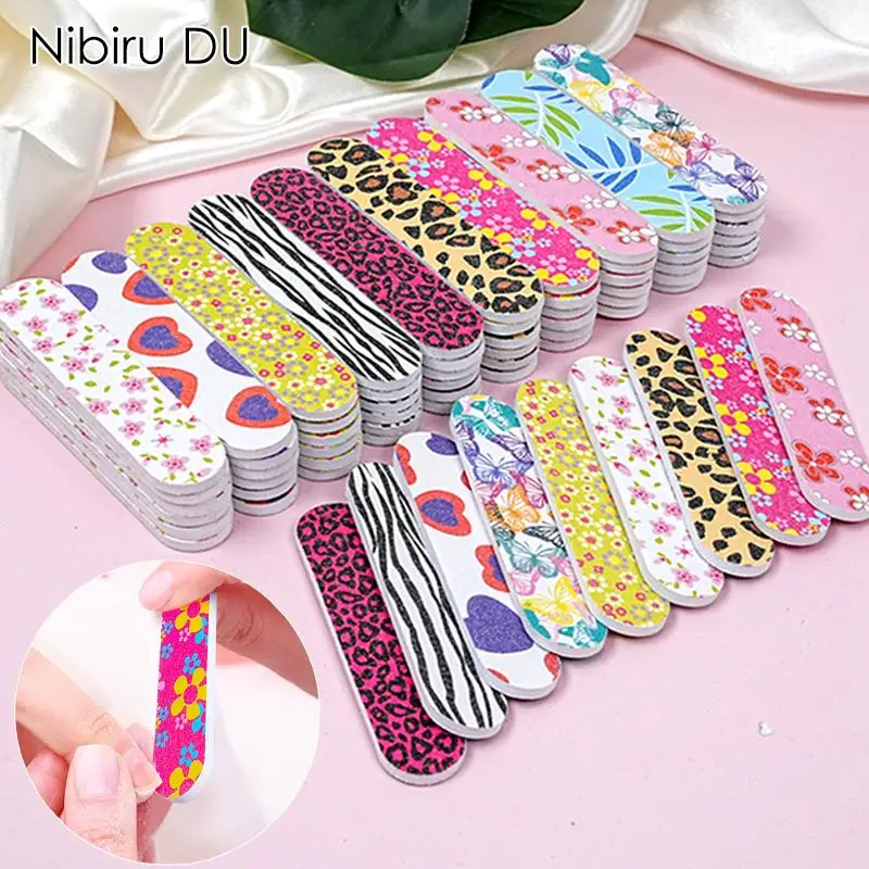 

30/10pcs Double Sided Nail File Buffers Mix Color Sanding Block Set Gel Polishing Foam Manicure Pedicure Salon Nail Art Tools