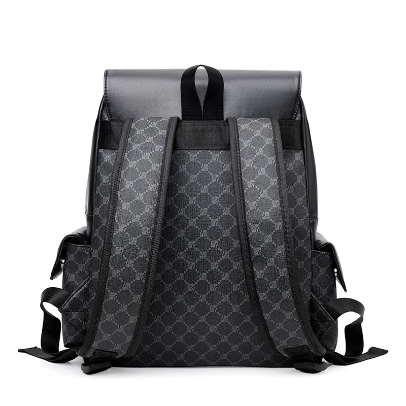 Men's Backpack High Capacity Travel Backpack Fashion Laptop Bags Schoolbag Vinatge Floral Print Backpack Men Luxury Brand Design