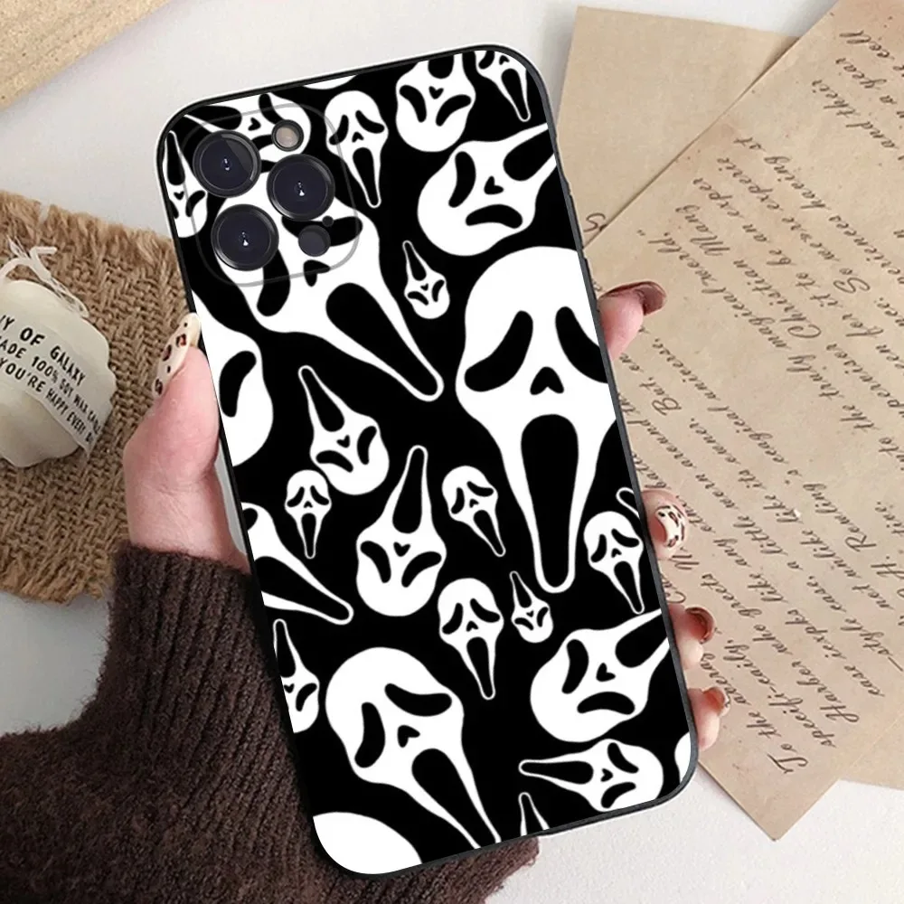 Ghostface Scream Terror Horror Silicone Phone Case For Samsung Galaxy S10 S20 S21 S22 S23 S24 FE Plus Ultra Note 20