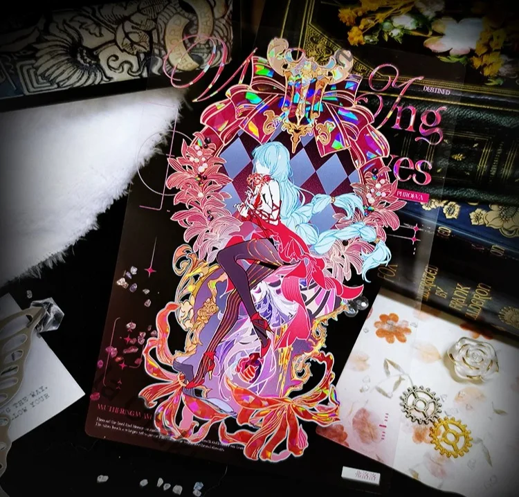Wuthering Waves IUNO The Shorekeeper Cartethyia HIYUKI Clear Card Cosplay Colleagues Exquisite Game Related Products Gifts Anime