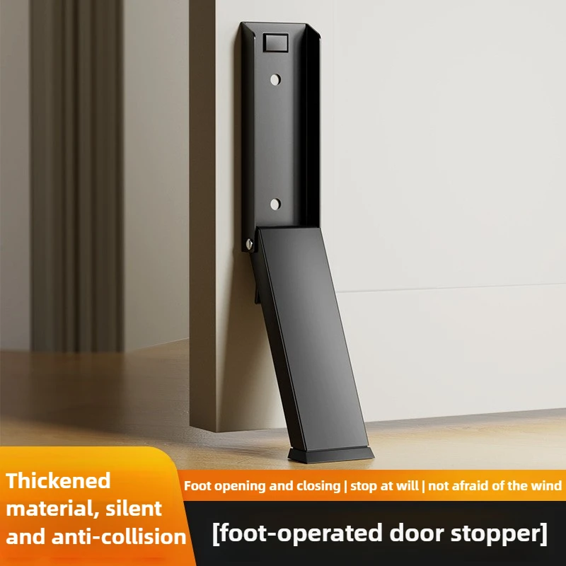 

Folding door stopper, door stopper for home entry, windproof door seam stopper, anti-collision safety, doorstopper