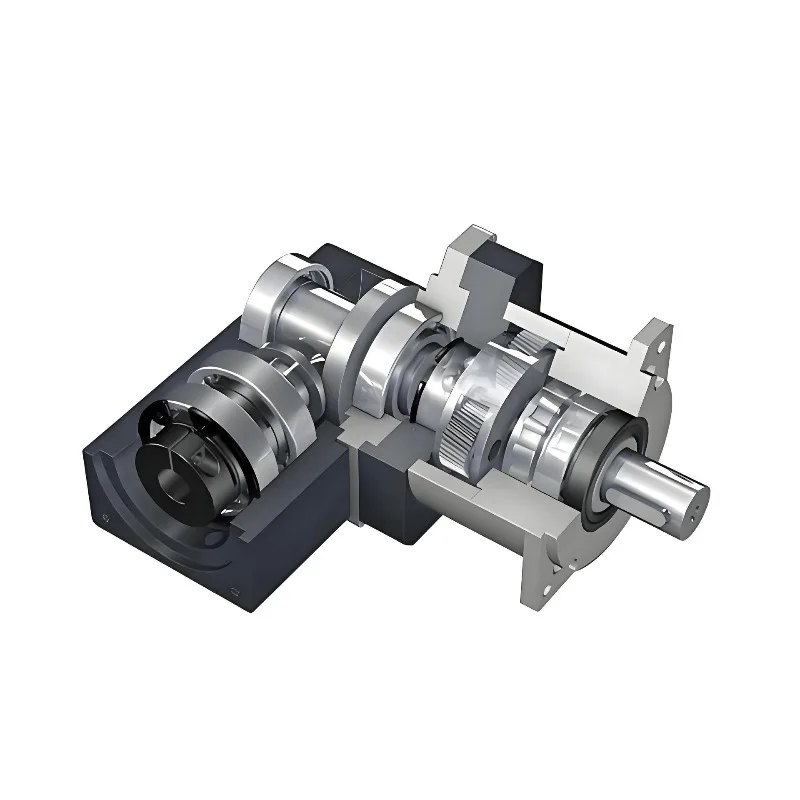 

Helical gear high precision right angle planetary gear reducer with stepper servo motor gear reducer
