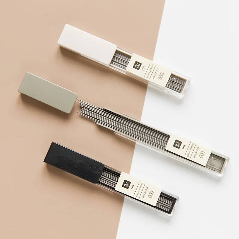 Lápis mecânico automático, HB Pencil Rod, Recarga, Escritório e Material Escolar, Papelaria, 0.5mm, 1Pc