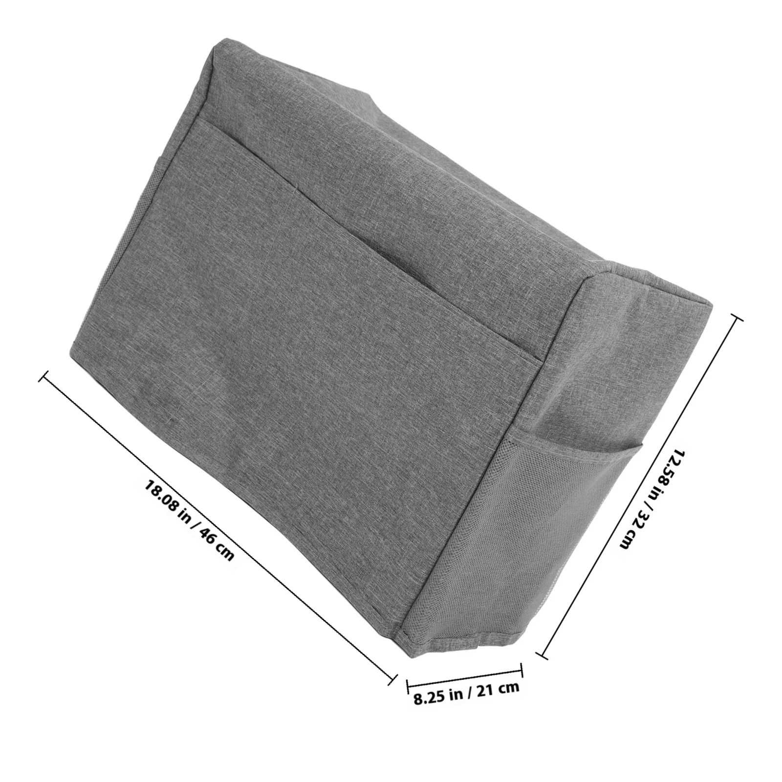 Cover Grey Oxford Cloth Waterproof Dustproof Foldable With Storage Pockets For Machine Accessories Sewing Organizer Storage Bag