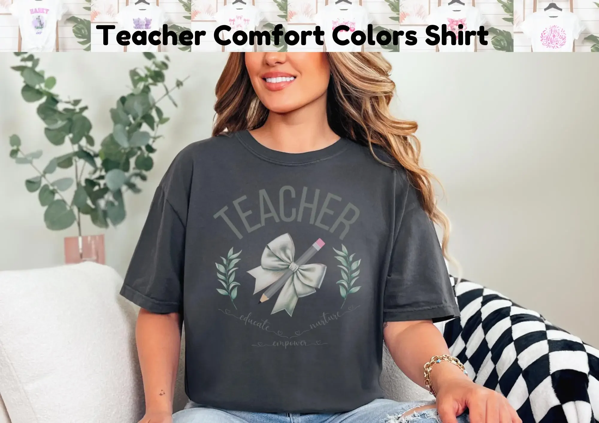 T-shirt pour enseignant, Noël, Retour à l'école 2025, appréciation préférée