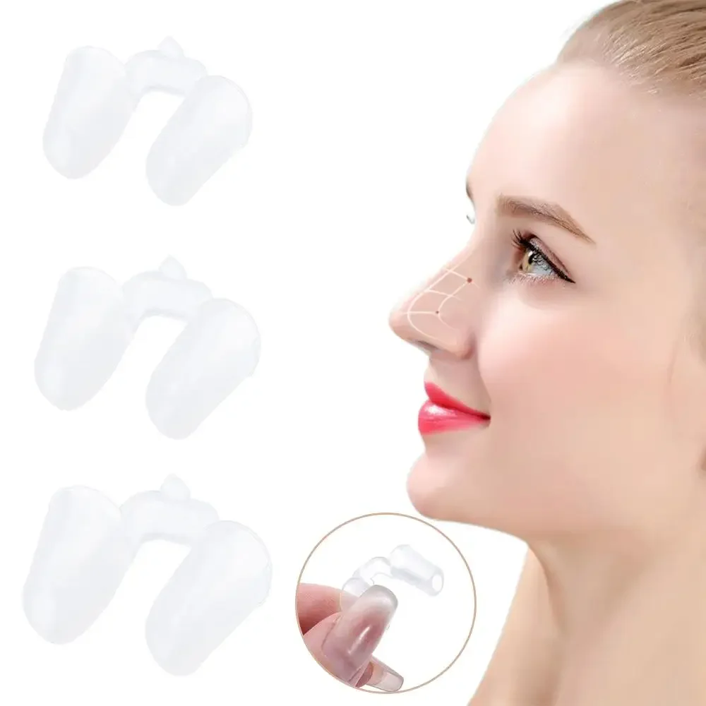 

Rhinoplasty Silica Gel Nose Clip Postoperative Clear Crooked Nose Correction Fixator Silicone Shaping Crooked Nose Correction