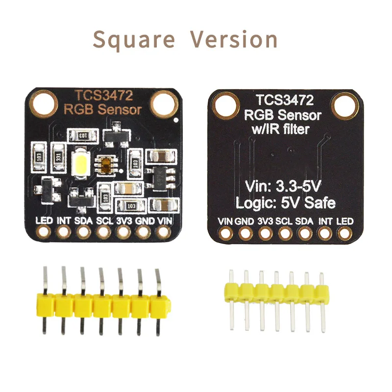 Color Recognition Sensor TCS230 TCS3200 Bright Light Sensor RGB for Arduino STM32 DC 3.3/5V