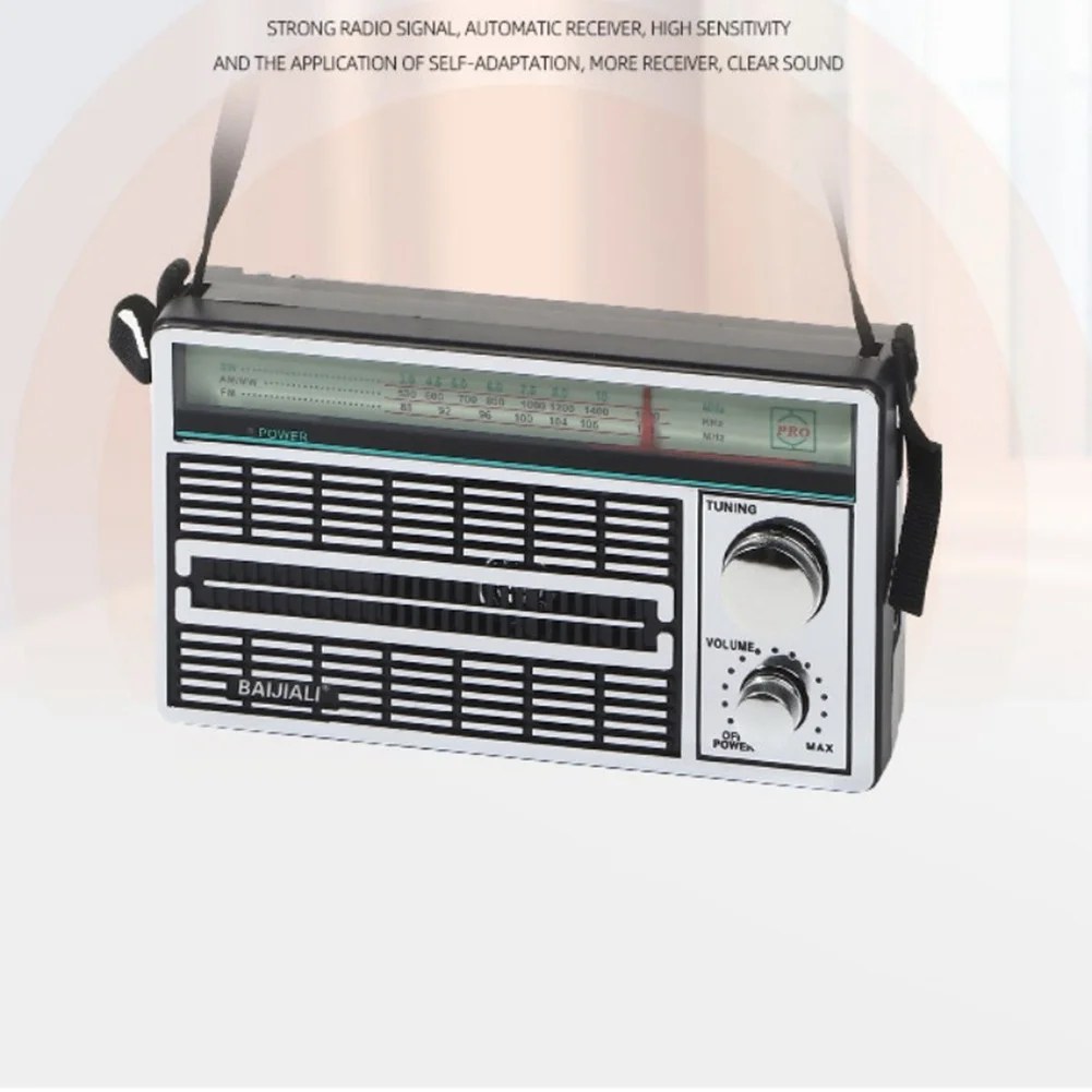 Portable AM FM Radio Shortwave Transistor Radio With Best Reception Battery Operated Retro Radio With Speaker For Elder Home