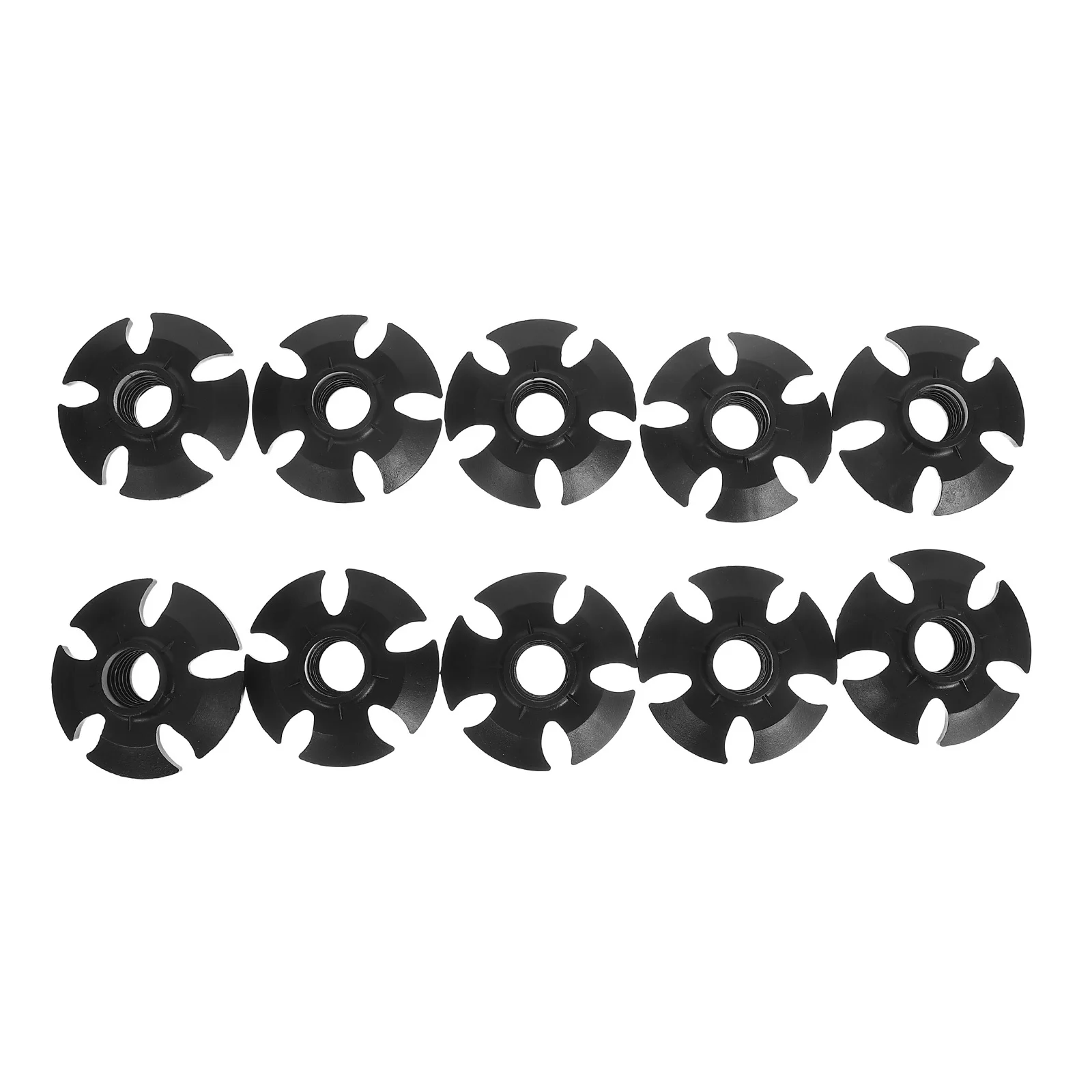 

10pcs Trekking Pole Tips Replacement: Universal Fit Hiking Ski Poles Walking Canes Mud Snow Baskets For Winter Sports Outdoor