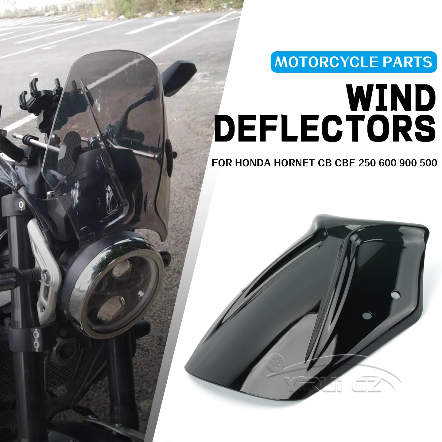 

Для Honda Hornet CB CBF 250 600 900 500 лобовое стекло мотоцикла ветровые дефлекторы передний ветровой экран воздушные дефлекторы
