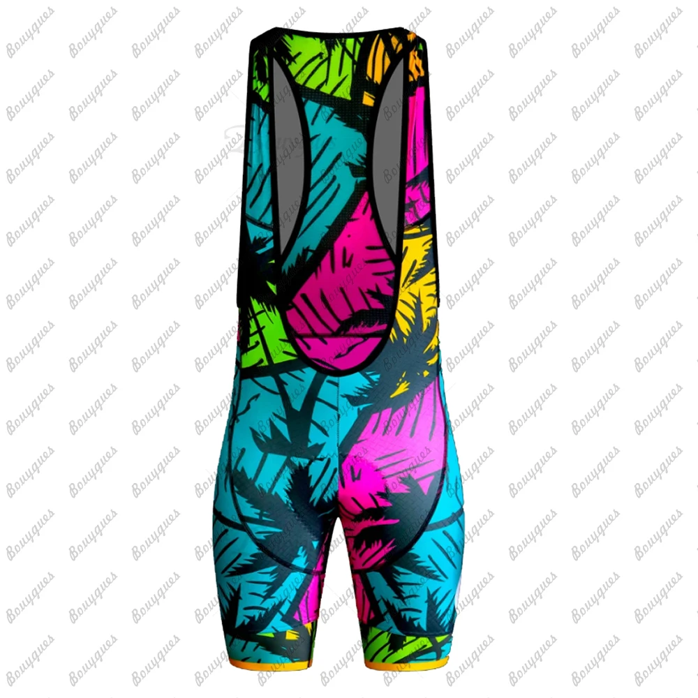 Pantaloncini con bretelle da ciclismo Mountain Bike collant da bici imbottiti in Gel traspirante da uomo Triathlon Man Pro Licra pantaloncini da