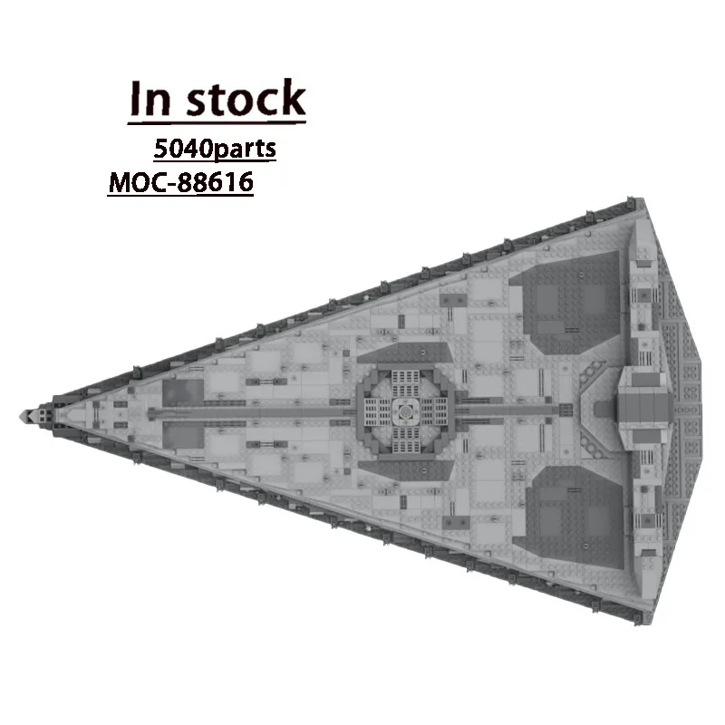 

MOC-88616 Новый космический воздушный линкор, модель строительного блока, 5040, детали, игрушка на день рождения для мальчиков и детей, подарок